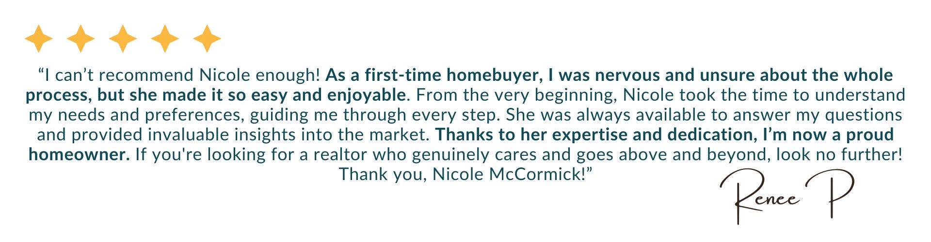 Nicole McCormick Testimonial